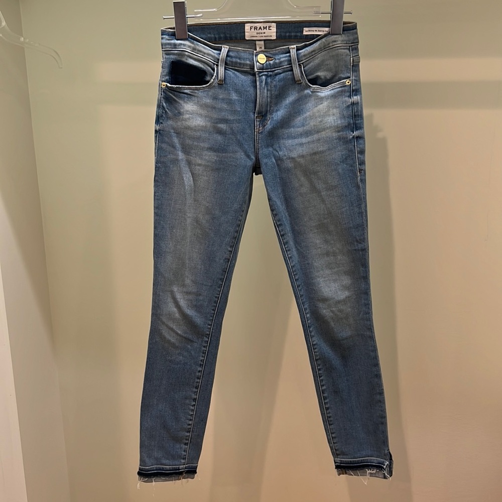 Frame le skinny Jeanne crop jeans